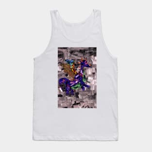 Patchwork Dragon Tank Top